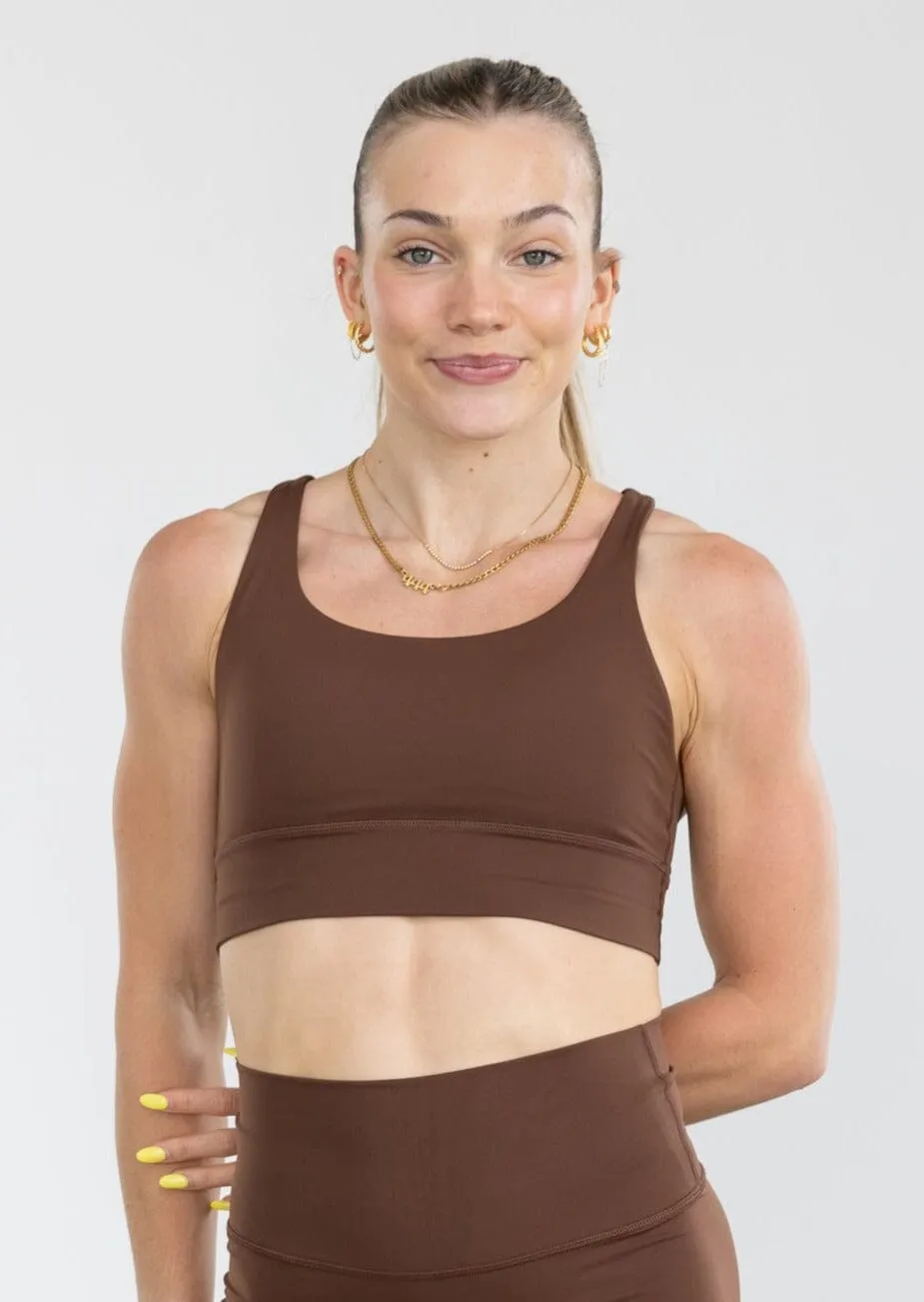 Ally Sports Bra Espresso