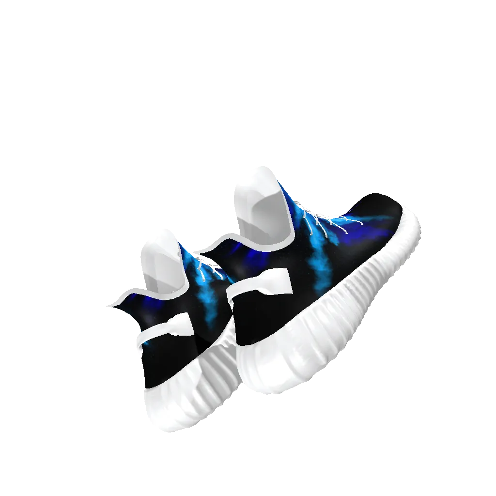 Boom Sneakers - All-Over Print Lace Up Knit Chunky Sneakers
