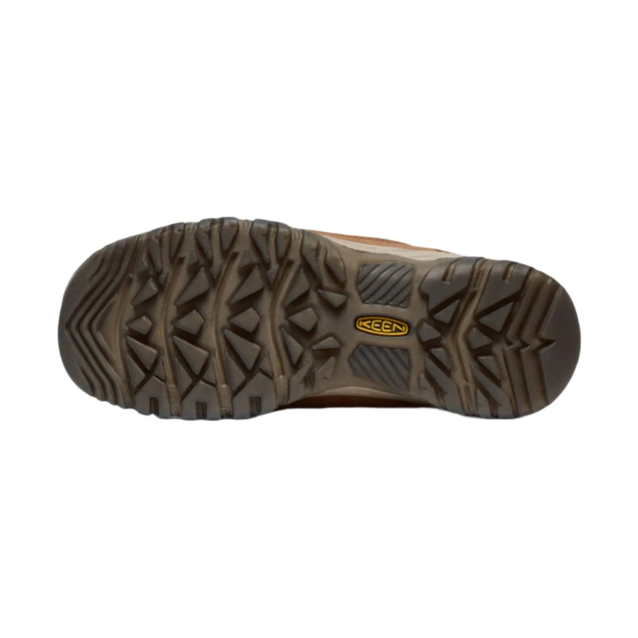 KEEN Women's Targhee IV Waterproof Hiking Shoe - Bison/Beaujolais