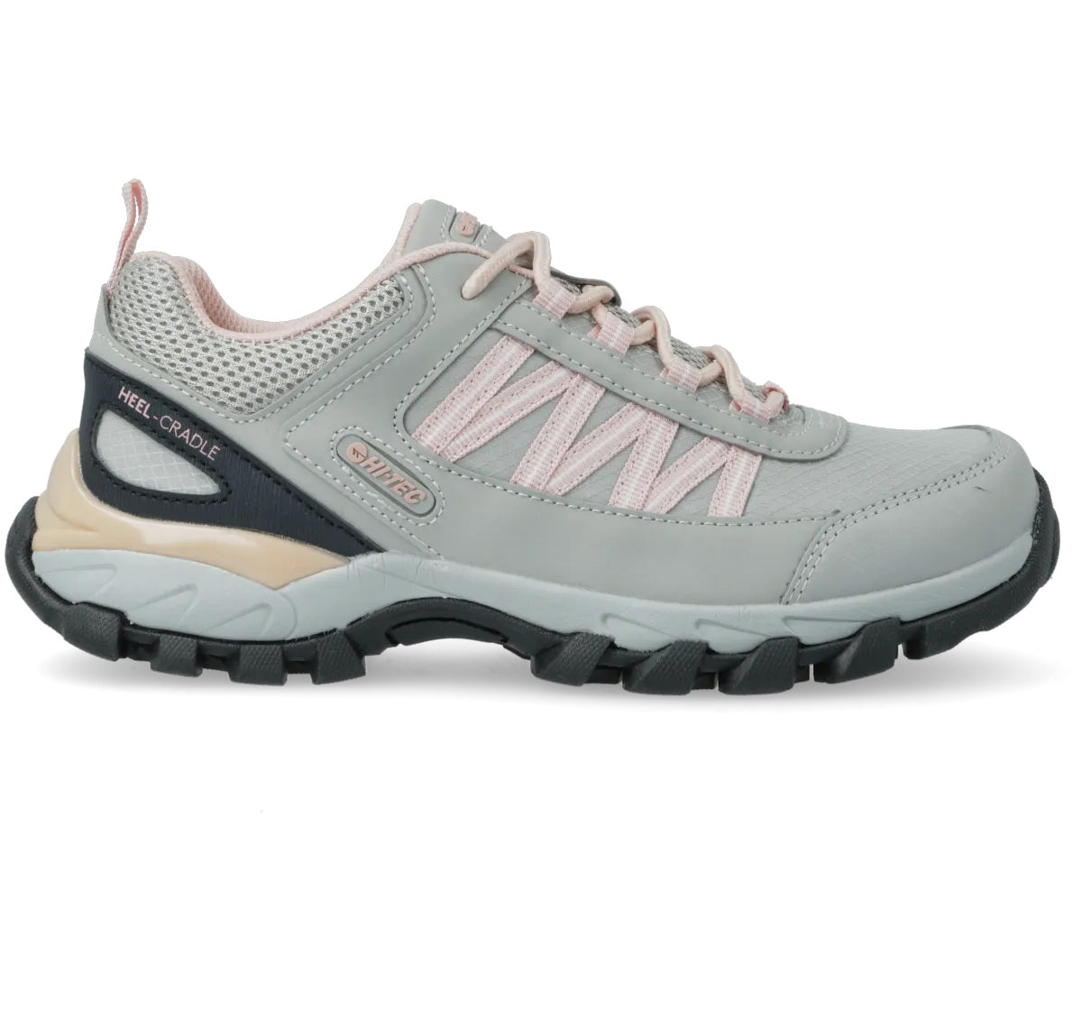 Ladies Pinnacle Low Cut Outdoor Sneaker - Grey