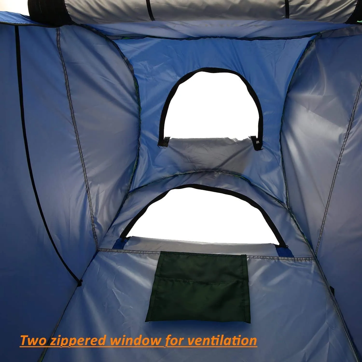 New Brekmis Camping Toilet Pop Up Privacy Tent Changing Room Tent Portable Toilet for Camping Portable Shower Silver Coated Dressing Room Tent UV Protection Privacy Shelter Camping Cabana, Blue