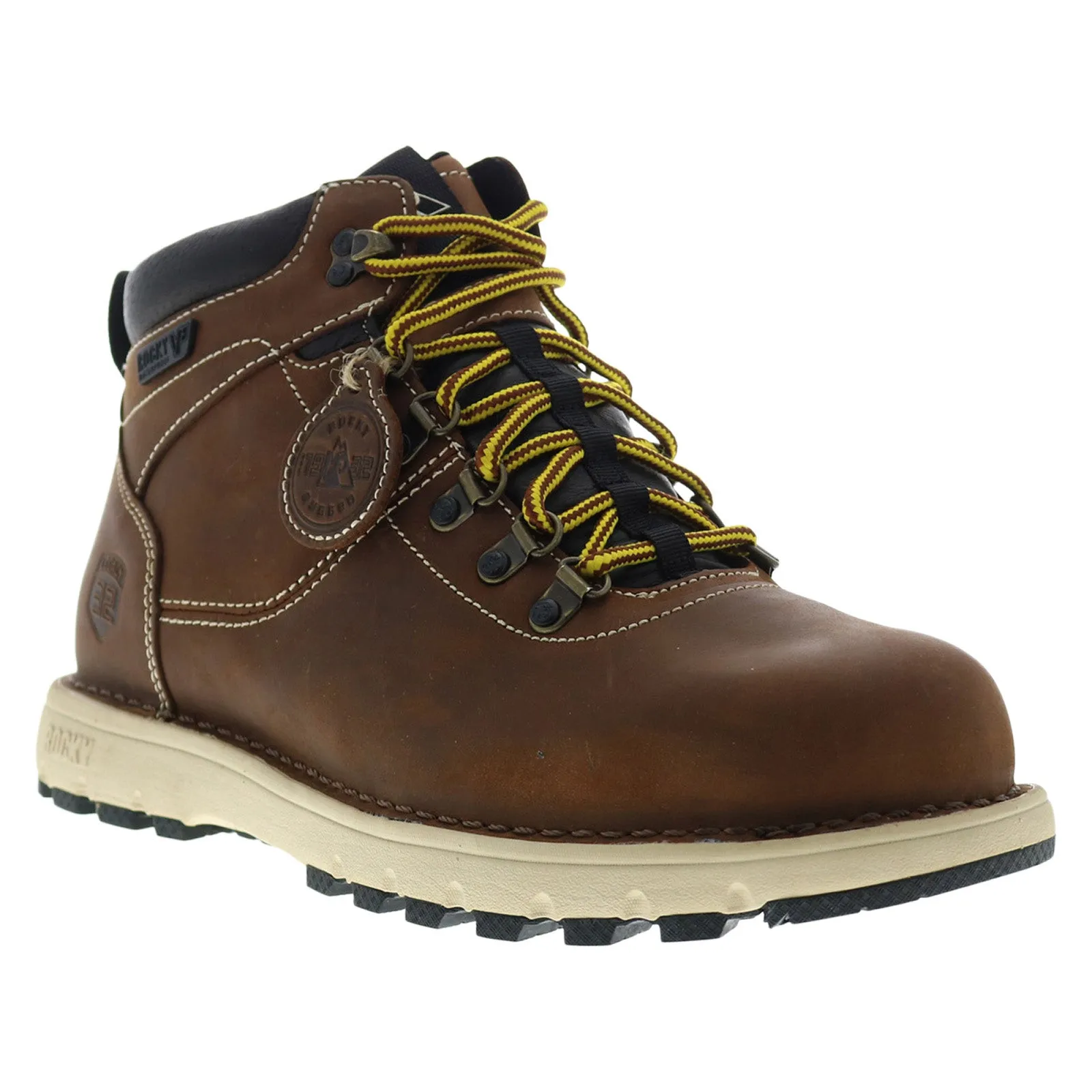 Rocky Legacy 32 Waterproof Work RKK0366 Mens Brown Wide Leather Work Boots