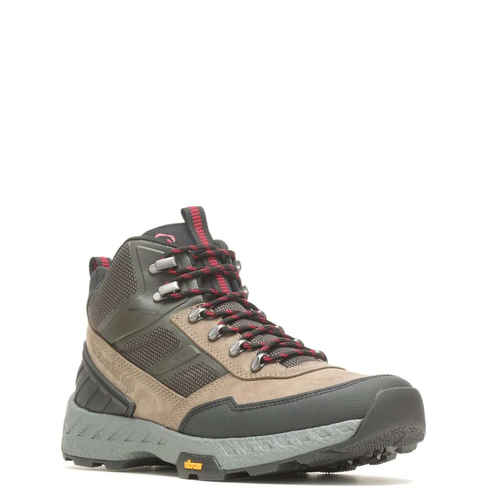 Wolverine Guide Ultraspring Waterproof Mid W880416 Mens Brown Wide Work Boots