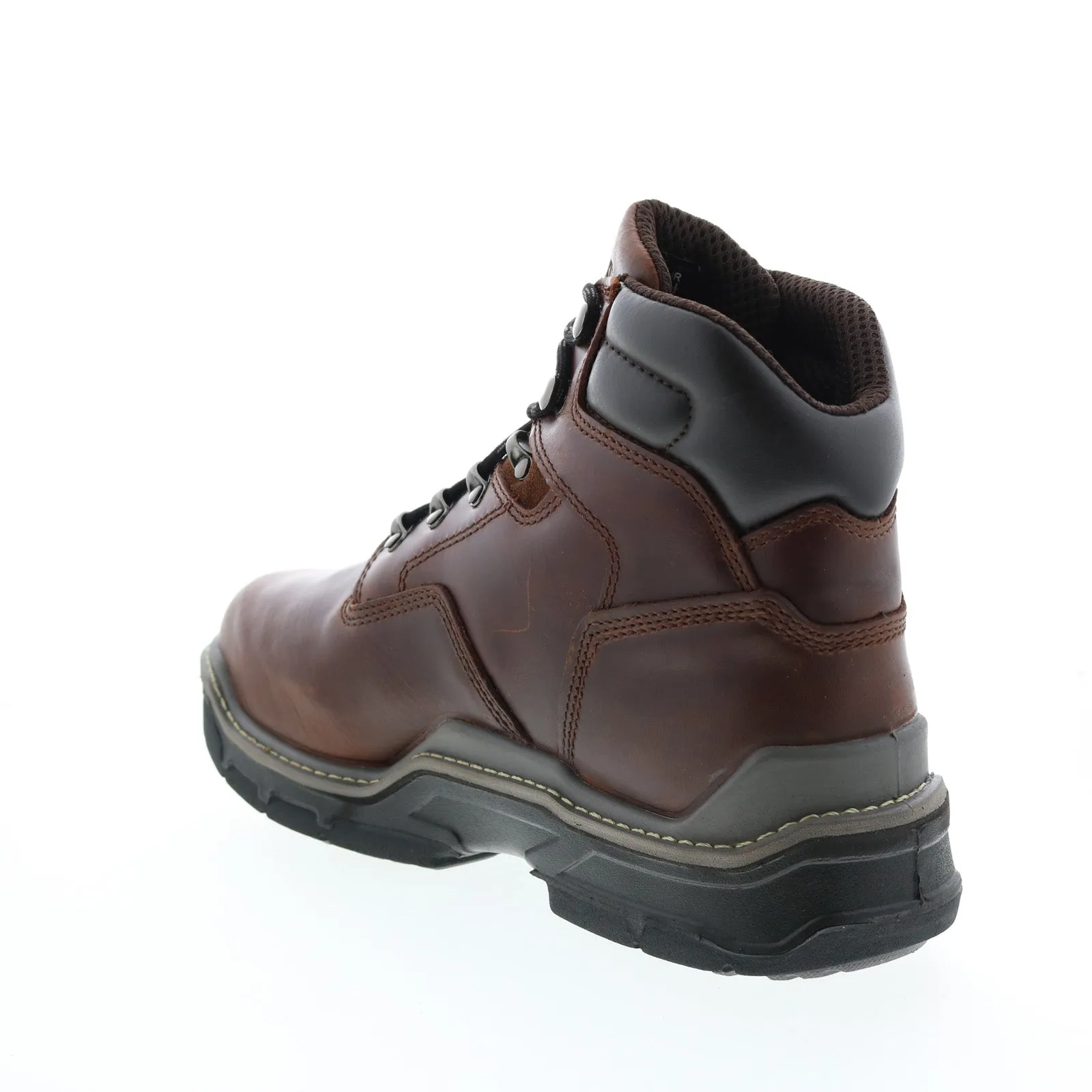 Wolverine Raider Durashocks Waterproof Met-Guard Mens Brown Wide Work Boots