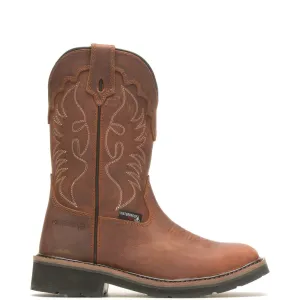 Wolverine Rancher Steel Toe Wellington Waterproof Womens Brown Work Boots