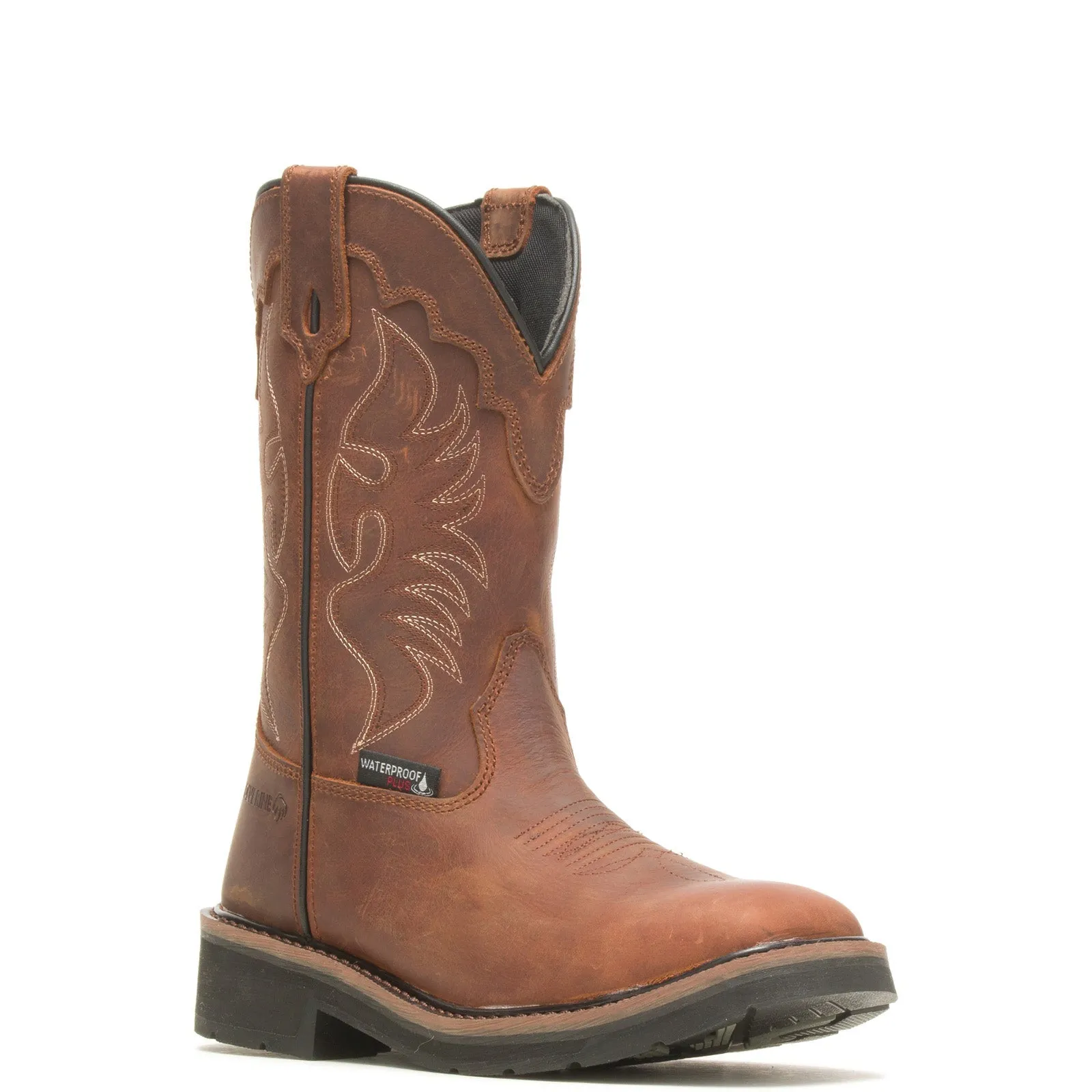Wolverine Rancher Steel Toe Wellington Waterproof Womens Brown Work Boots